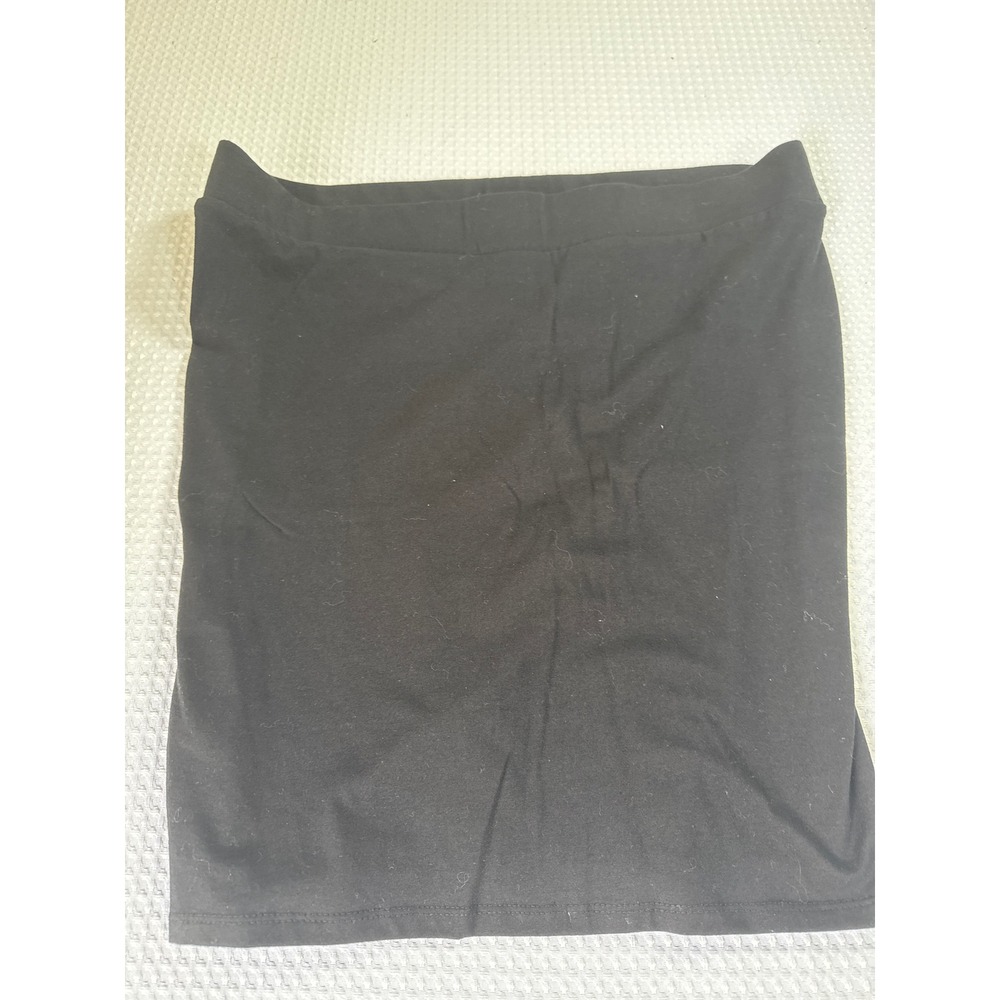 Torrid Skirt Womens 1 Mini Bodycon Black Stretch EUC